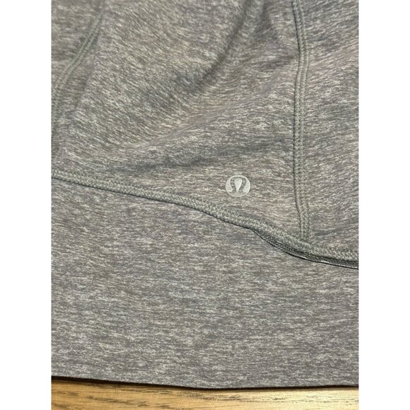 Lululemon Long Sleeve Shirt Womens Gray Zip Pullover Run Size 8 Vented Athletic - Picture 11 of 15